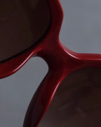 "GUCCI" Gold parts design square frame sunglasses