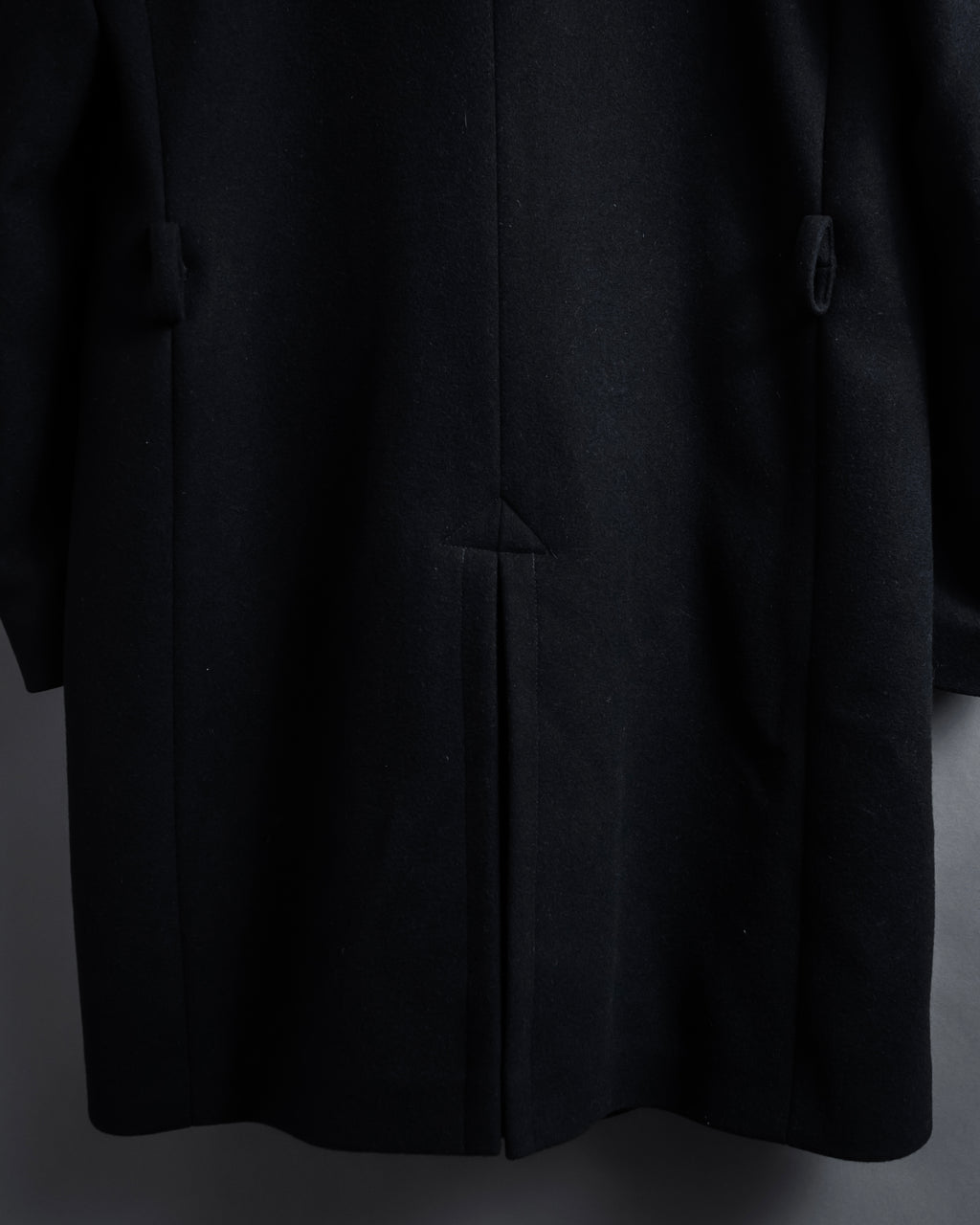 "VIKTOR&ROLF" Sculptural lapel melton coat