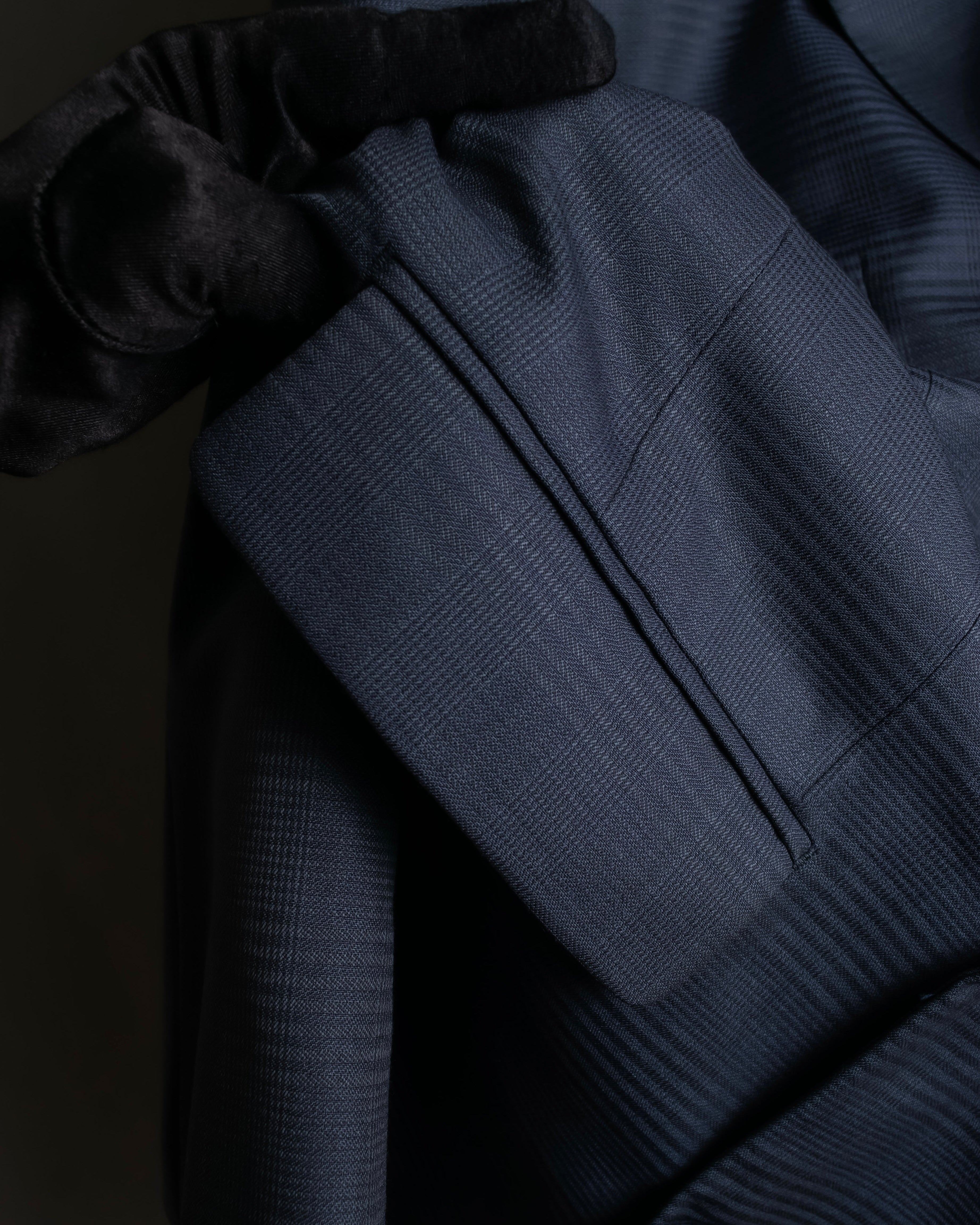 "CHRISTIAN DIOR MONSIEUR"
Shadow check pattern structured set up