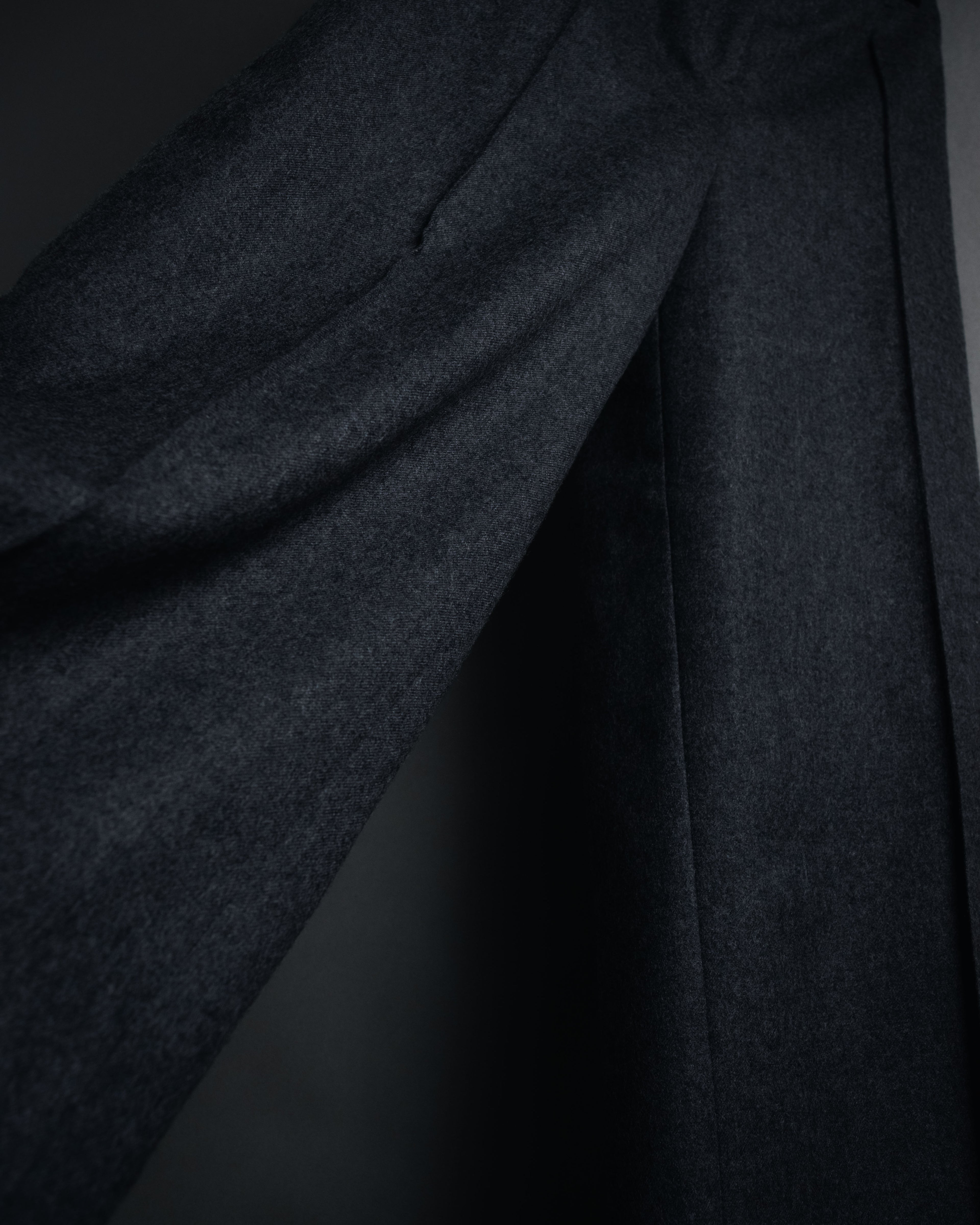 "JIL SANDER" 2018 Debut-era cropped wide wool trousers