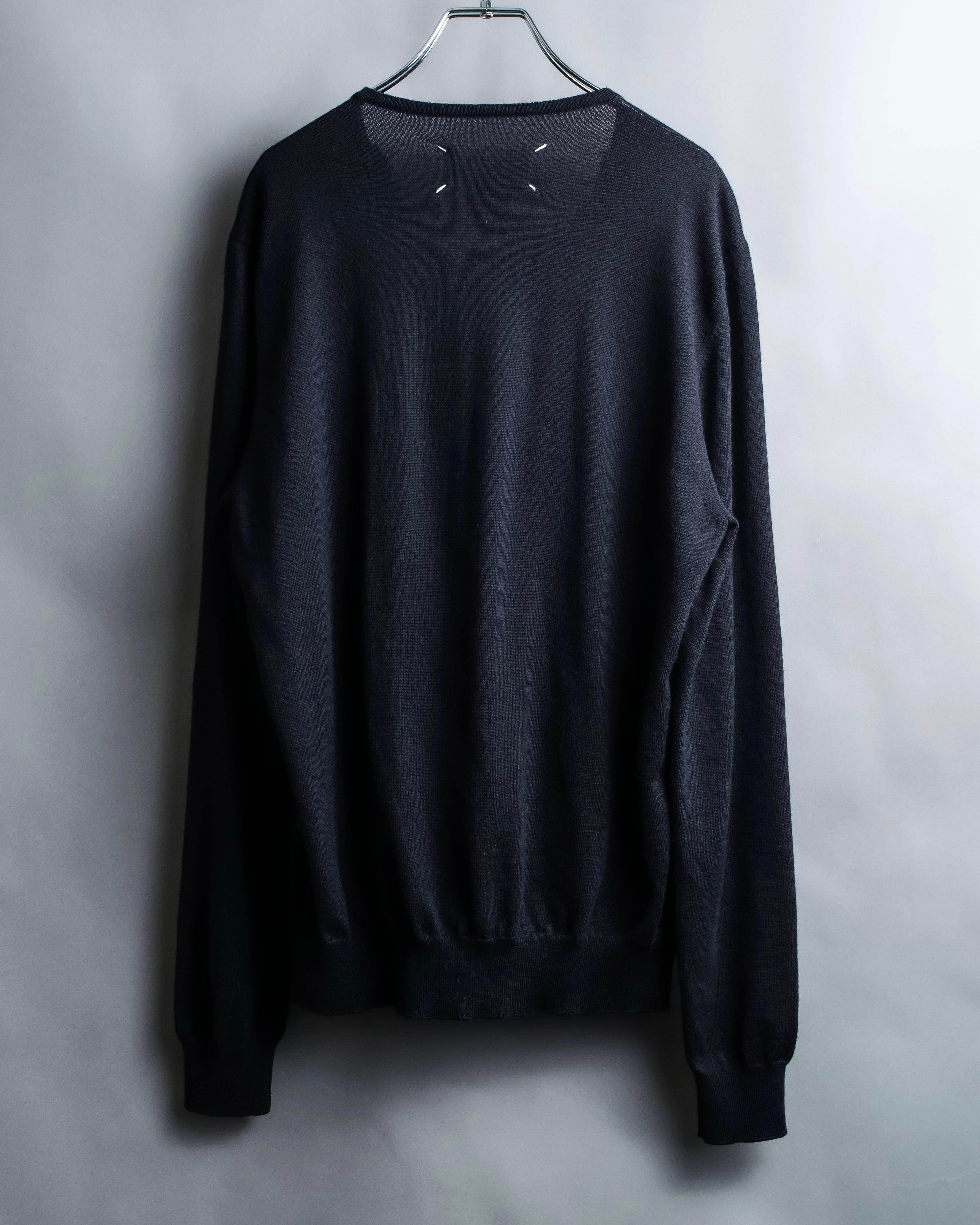 "MAISON MARGIELA"
Fur docking high gauge knit
