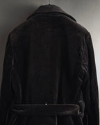 -SPECIAL- "JIL SANDER"
90’s-00’s Architectural cotton velvet belted coat