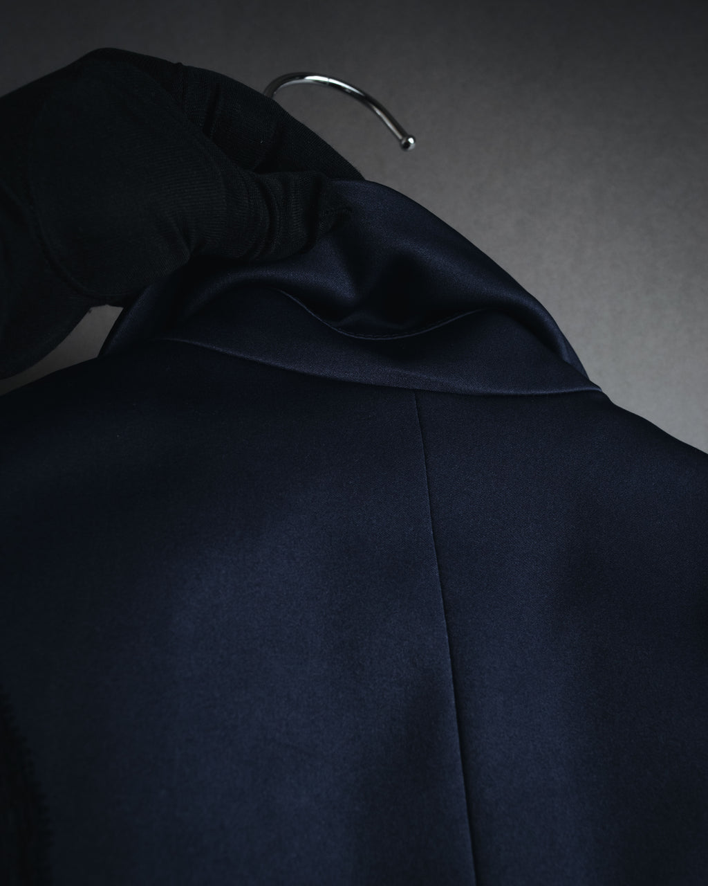 "ARMANI COLLEZIONI" Sheer lace layered tailored jacket