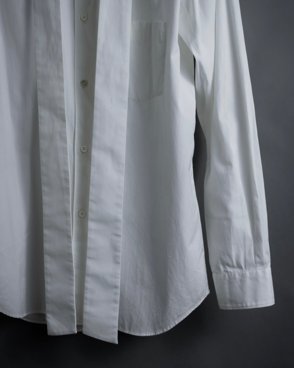 "COMME des GARCONS SHIRT" 01AW French cotton bowtie shirt