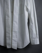 "COMME des GARCONS SHIRT" 01AW French cotton bowtie shirt
