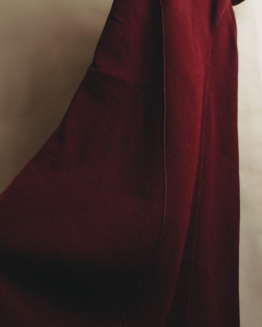 “BOTTEGA VENETA” 10’s Sculptural flutter sleeve wool dress