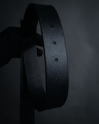 “COMME des GARCONS SHIRT” 00’s Minimal leather roller belt