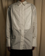 "CHANEL" 96's Spring collection tuck pleats shirt