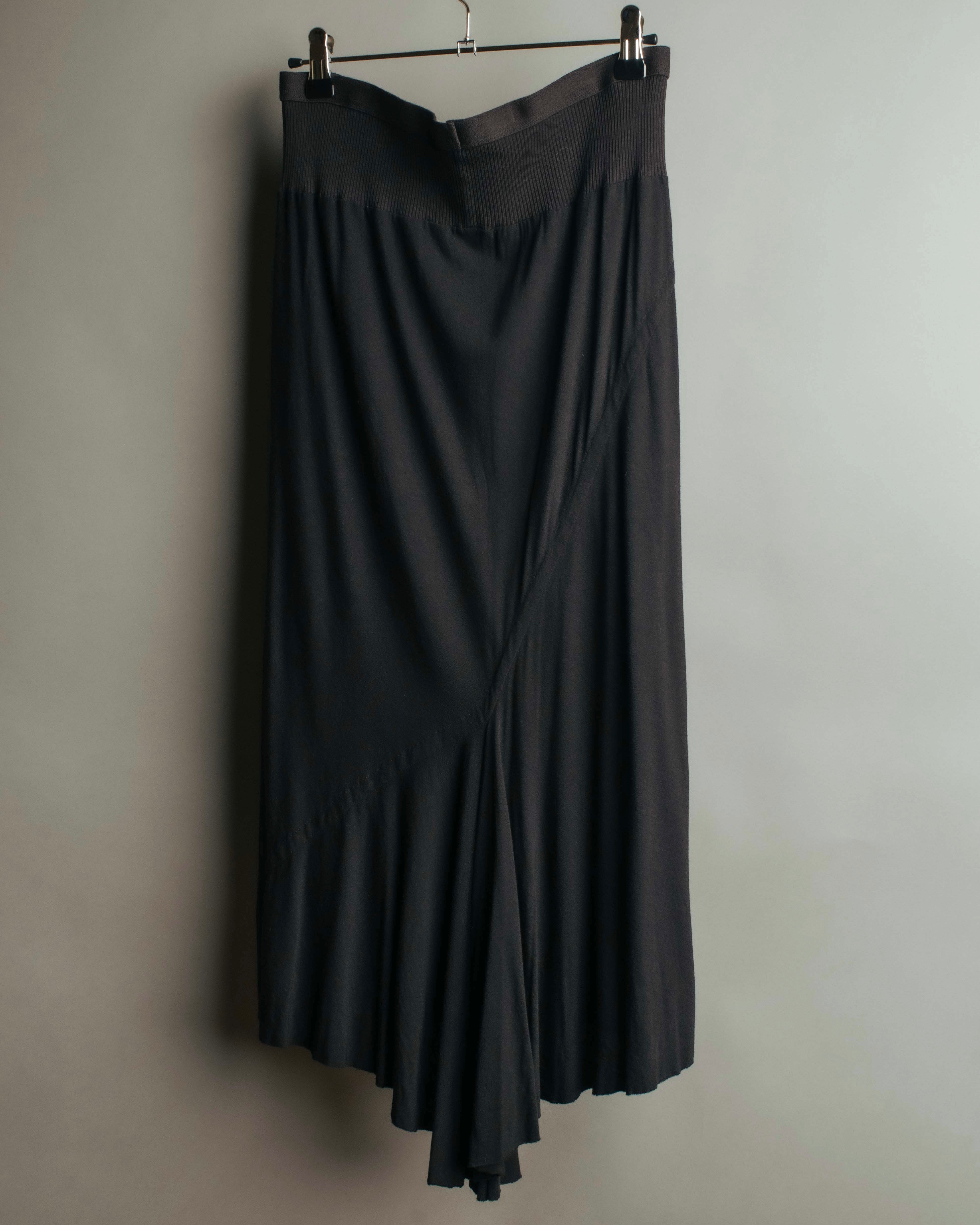 Rick Owens LILIES ドレープカットソー　ノースリーブ Rick Owens // Lilies Draped Long Sleeve Top – VSP Consignment