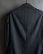 "CHRISTIAN DIOR MONSIEUR" Shadow stripe pattern classical formal detail set up