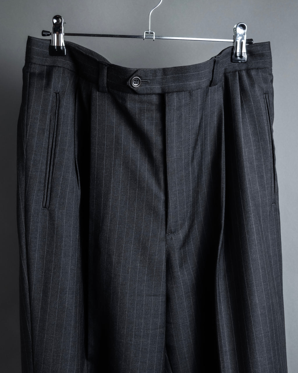"ARMANI COLLEZIONI" Deep charcoal pinstripe set up