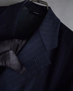 "HERMES" Pinstripe relaxed tailored jacket