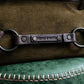 "DAVID&SCOTTI" Buckle design combination material one handle bag