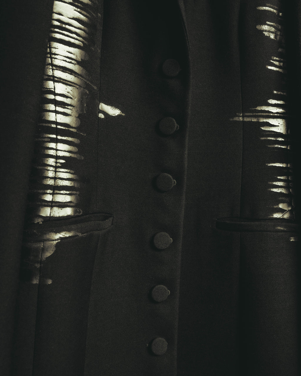 "Bottega Veneta" 90's-00's Sculptural tailored long coat