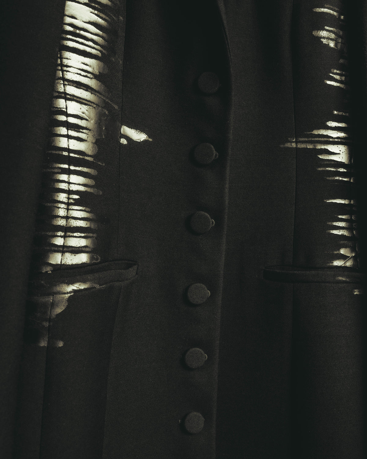 "Bottega Veneta" 90's-00's Sculptural tailored long coat