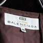 "BALENCIAGA" Velvet beautiful shaped tailored jacket