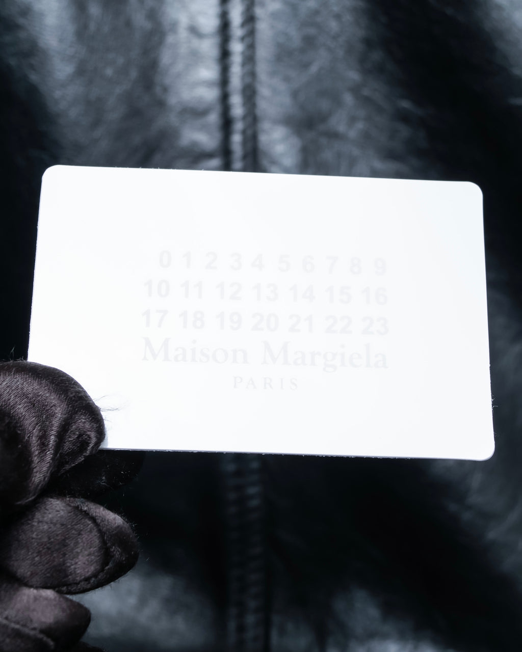 "Maison Margiela" Brown Leather Compact Wallet