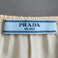 "PRADA" Embroidered design layered mid length flared skirt