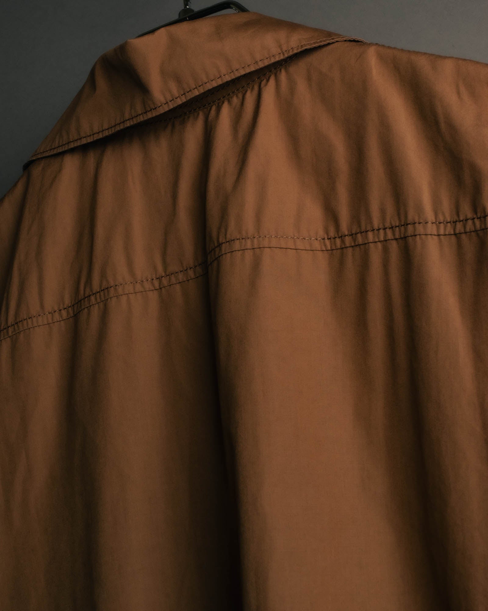 “JIL SANDER” 00’s-10’s Cotton pleated sleeveless blouse