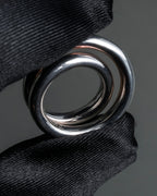 "HERMES" Vertige polished silver 925 ring