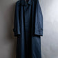 "BURBERRYS" Cotton polyester twill long length stand collar coat