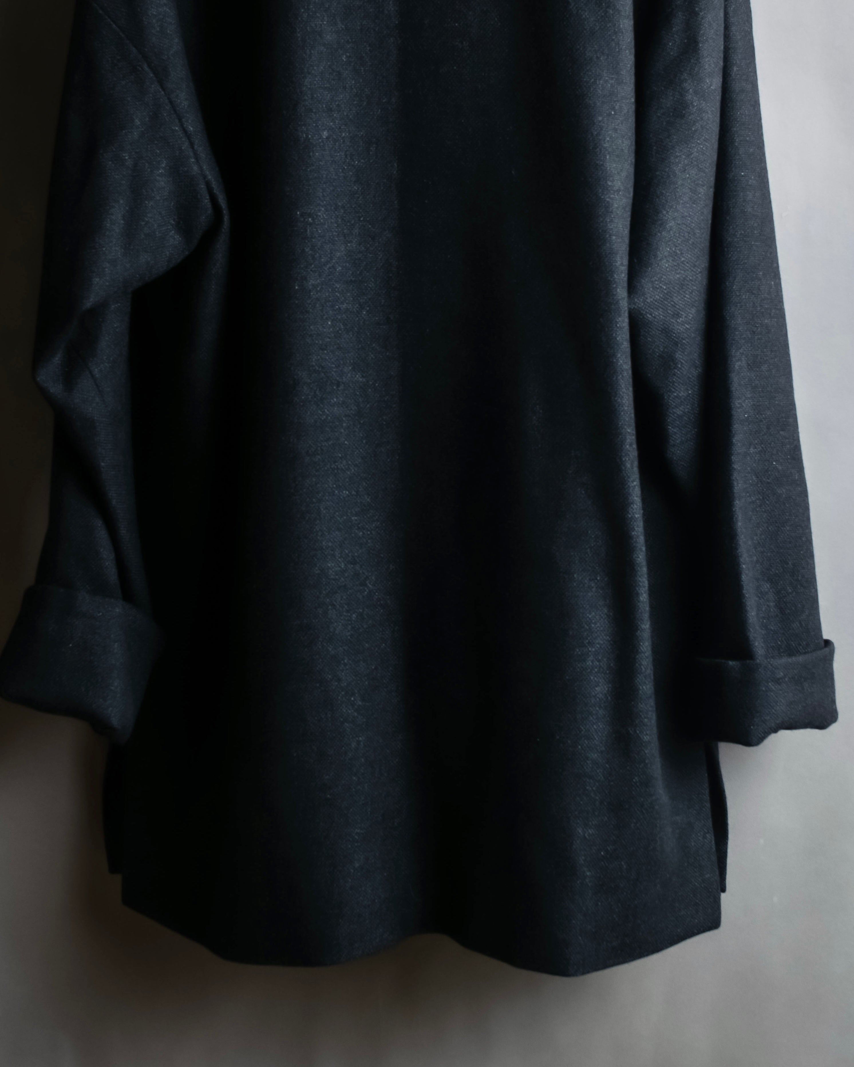 "ETRO" Shawl collar belted mid-length coat