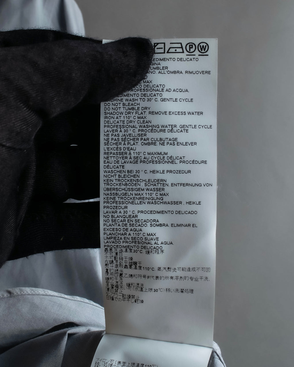 "MAISON MARGIELA" 21SS Long tail design band collar shirt