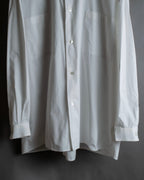 "JEAN PAUL GAULTIER" Cotton poplin stand-collar white shirt