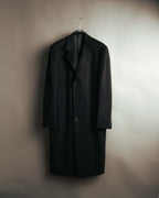 "LANVIN" 90's Classically tailored cashmere overcoat