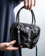 "BOTTEGA VENETA" 2way logo plate nylon bag