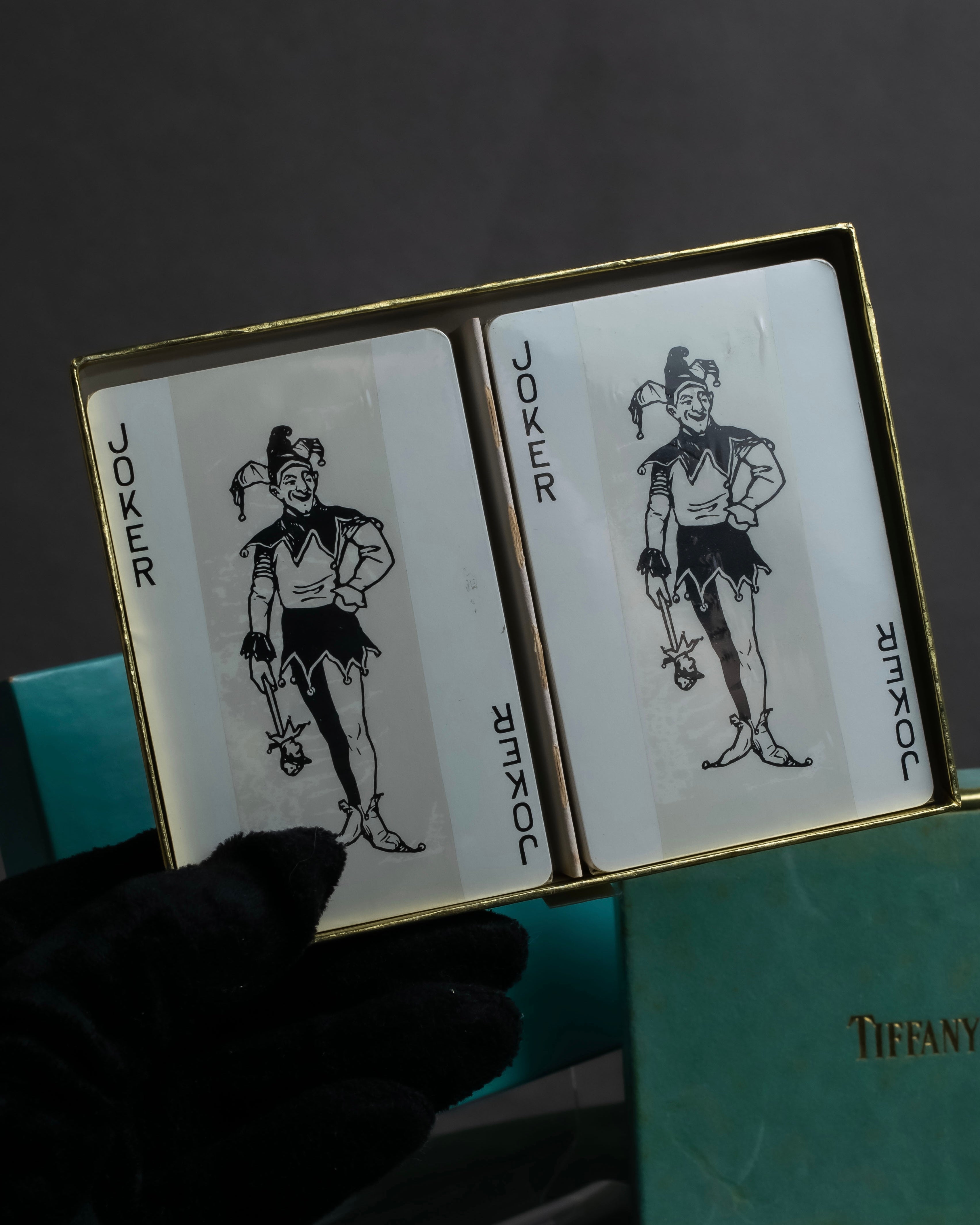 "Tiffany&Co" American motif playing card set