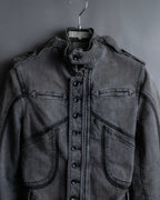 "STELLA McCARTNEY" Multi detail belted denim jacket
