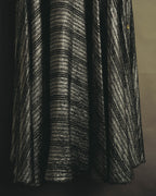 "ENRICO COVERI" 80's-90's Metallic flared maxi skirt