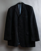 "BALMAIN" Elegant lustrous cotton oversized tailored jacket