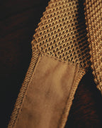 “COMME des GARÇONS HOMME”
80’s-90’s open-knit square-end necktie
