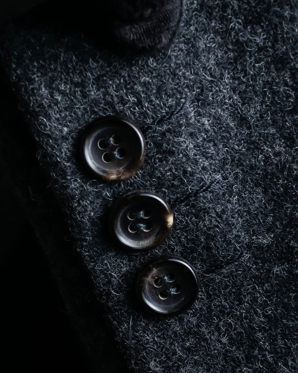 "COMME des GARCONS HOMME PLUS" Structured cut double-breasted tailored jacket