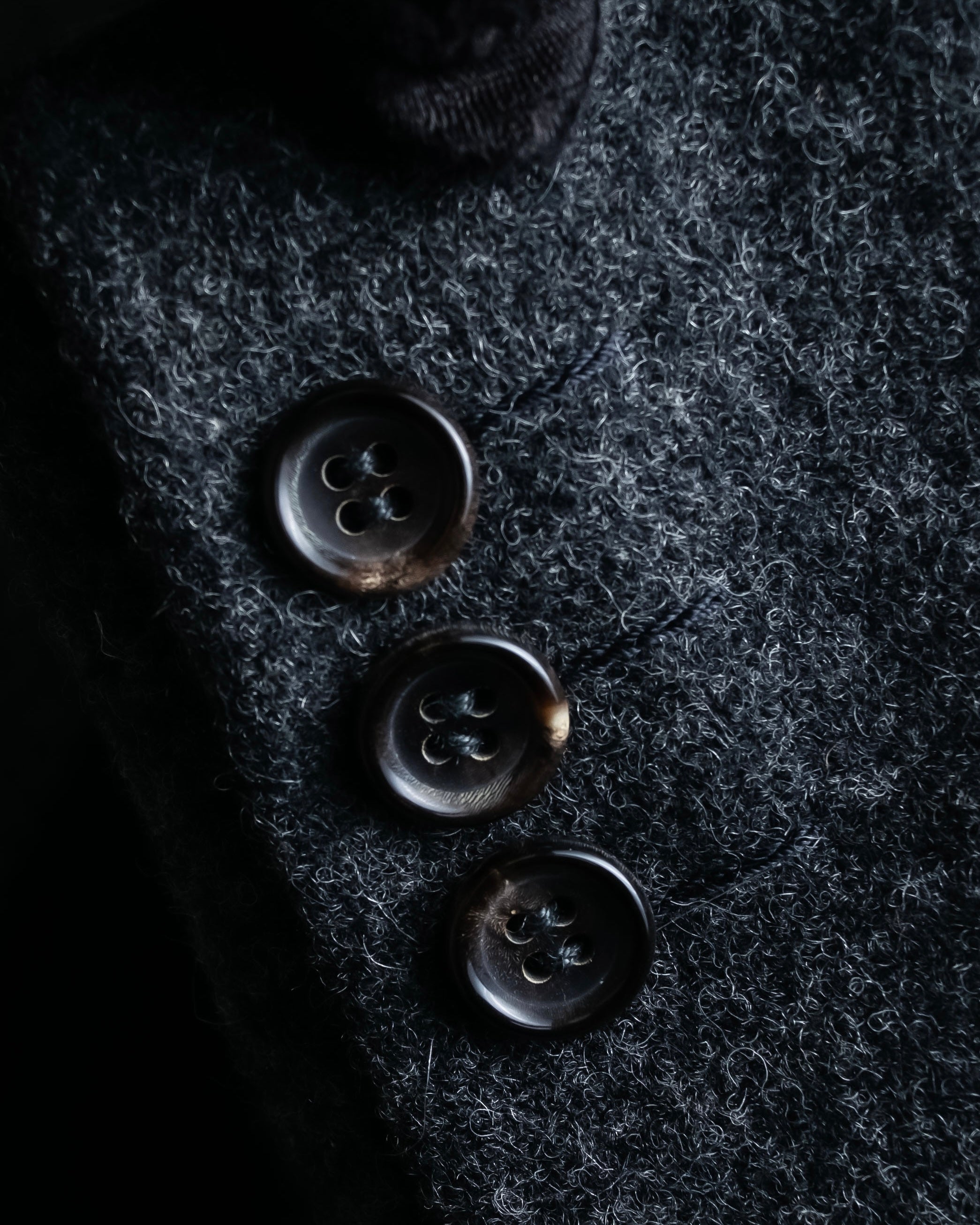 "COMME des GARCONS HOMME PLUS" Structured cut double-breasted tailored jacket