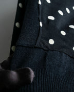 “Comme des Garçons Comme des Garçons“ Dot patterned wool knit cardigan