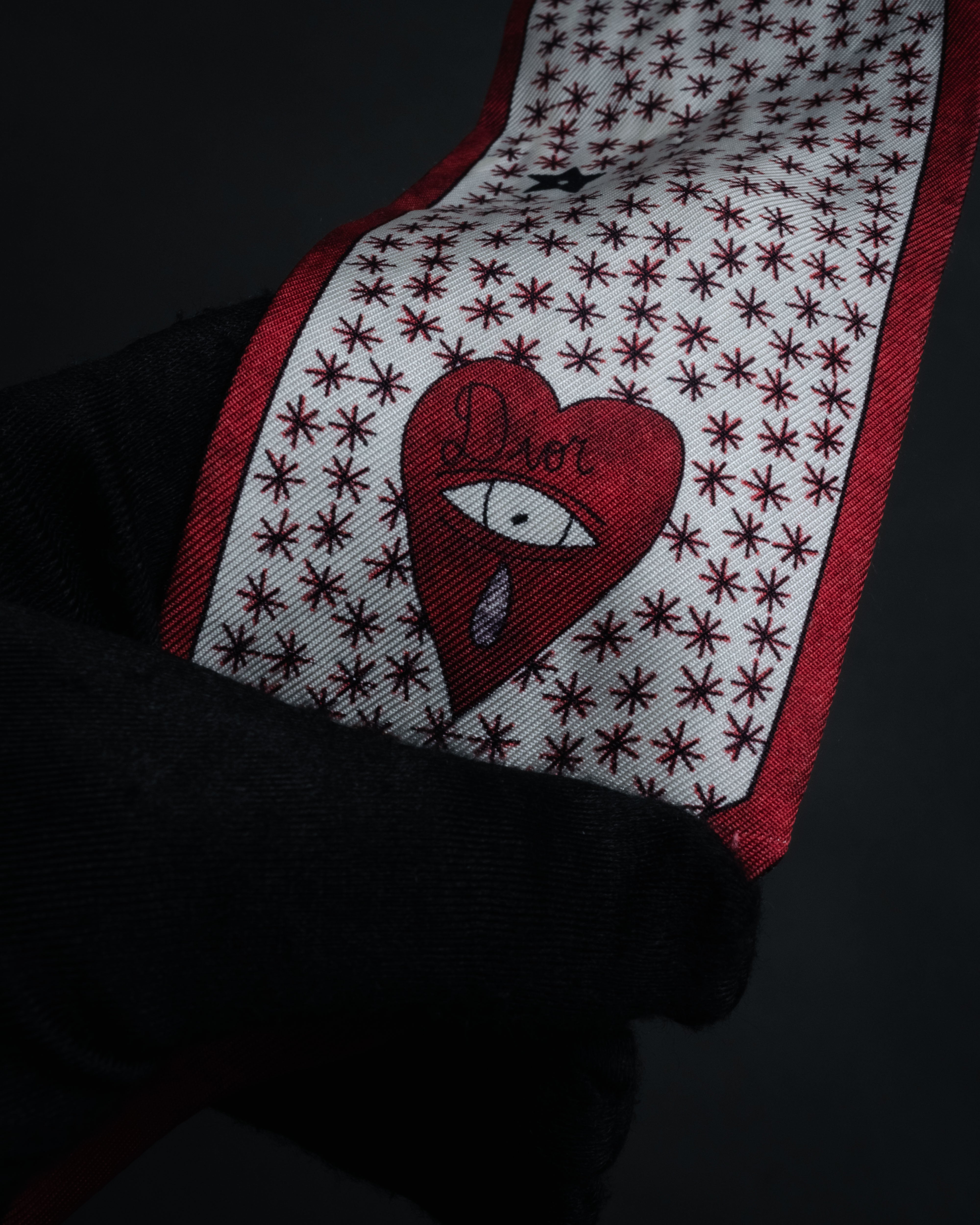 Christian Dior” 2018-2022 Tarot motif silk mitzah scarf – MOOD