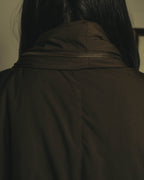 -SPECIAL- "ISSEY MIYAKE MEN" 80's Sculptural padded parachute long coat
