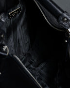 "Salvatore Ferragamo" Gancini motif draping leather bag