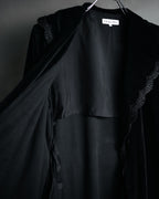 –SPECIAL– “Christian Dior”
80’s-90’s Velour lace trimmed robe coat