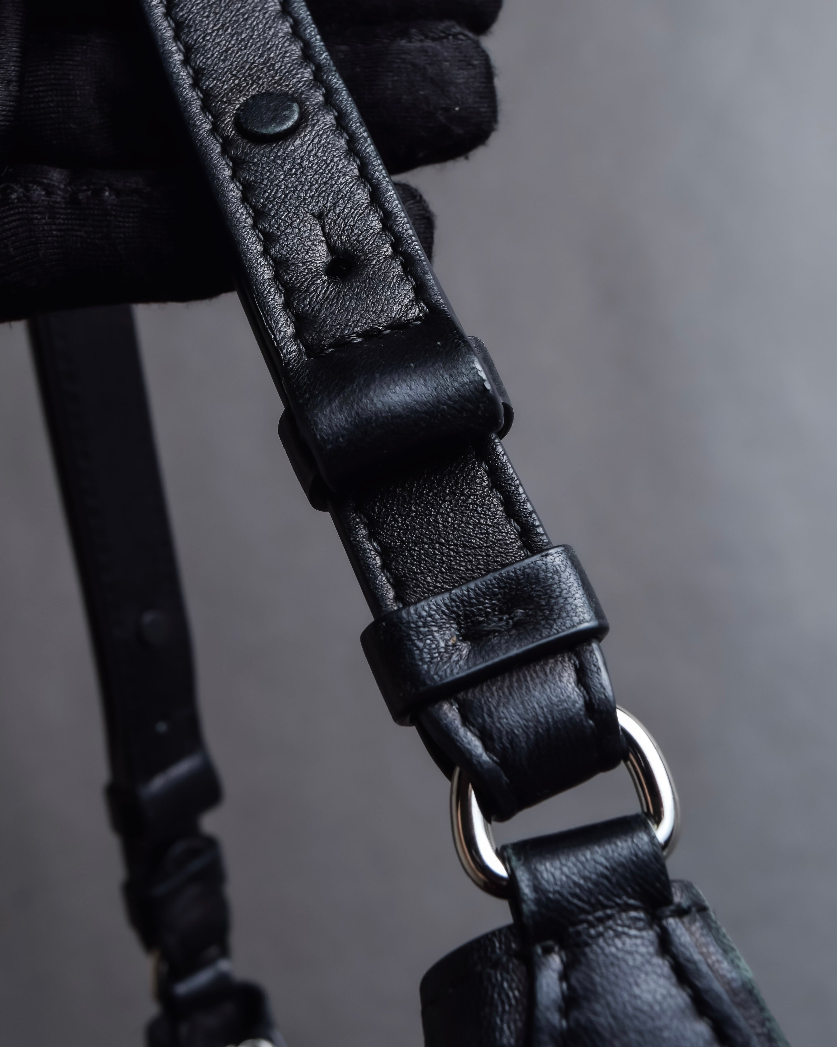 "MAISON MARGIELA" Glam Slam black one shoulder bag