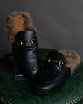 "GUCCI" Horsebit slipper style Princetown loafers