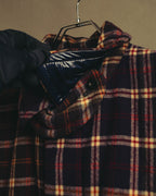 “sacai” 2010's Tartan wool cashmere padded hybrid coat