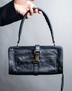 "BALENCIAGA" Buckle belt design one handle bag