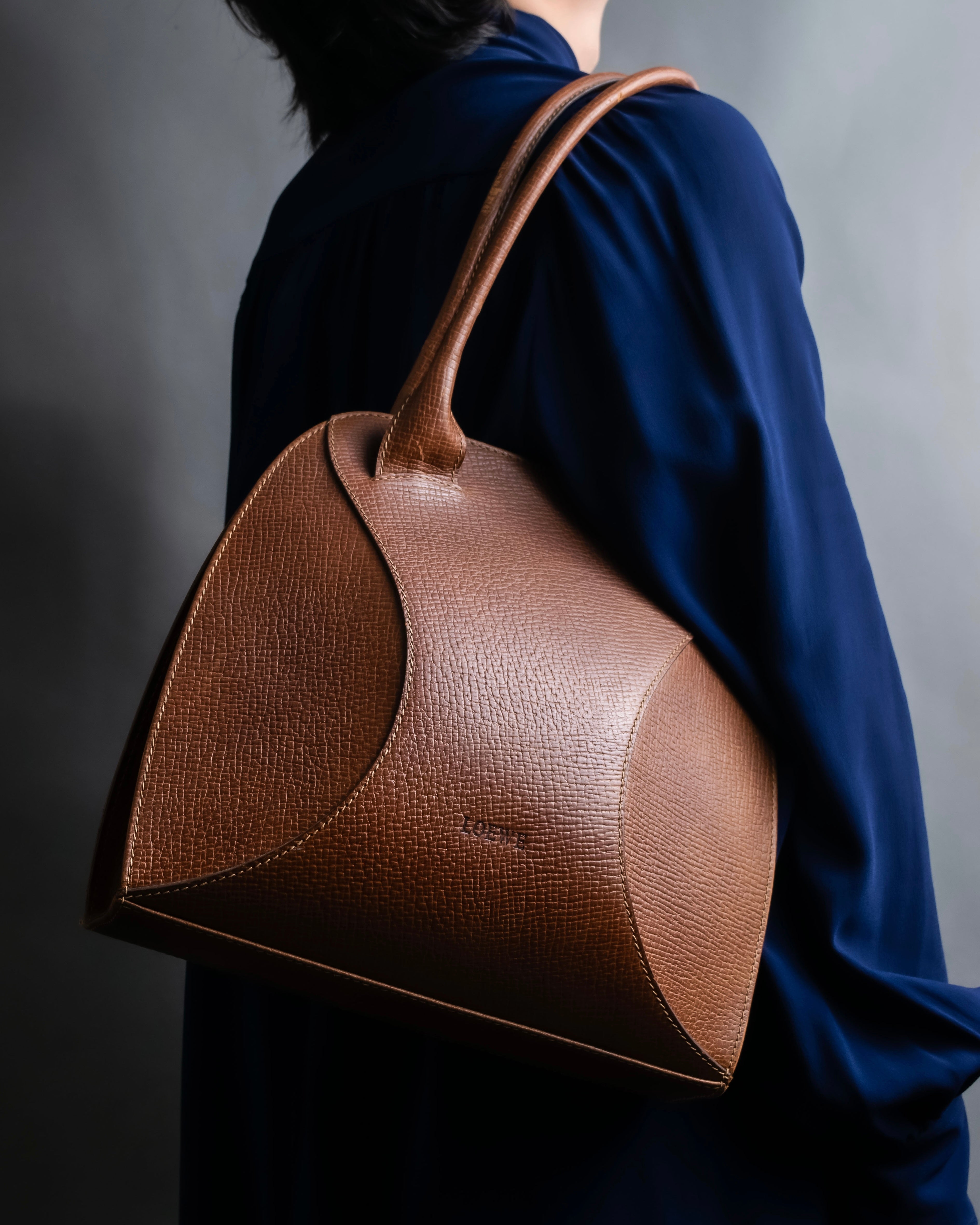 "LOEWE" Vintage texture tote bag