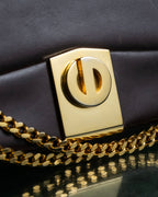 "Christian Dior" CD turn lock design chain shoulder bag