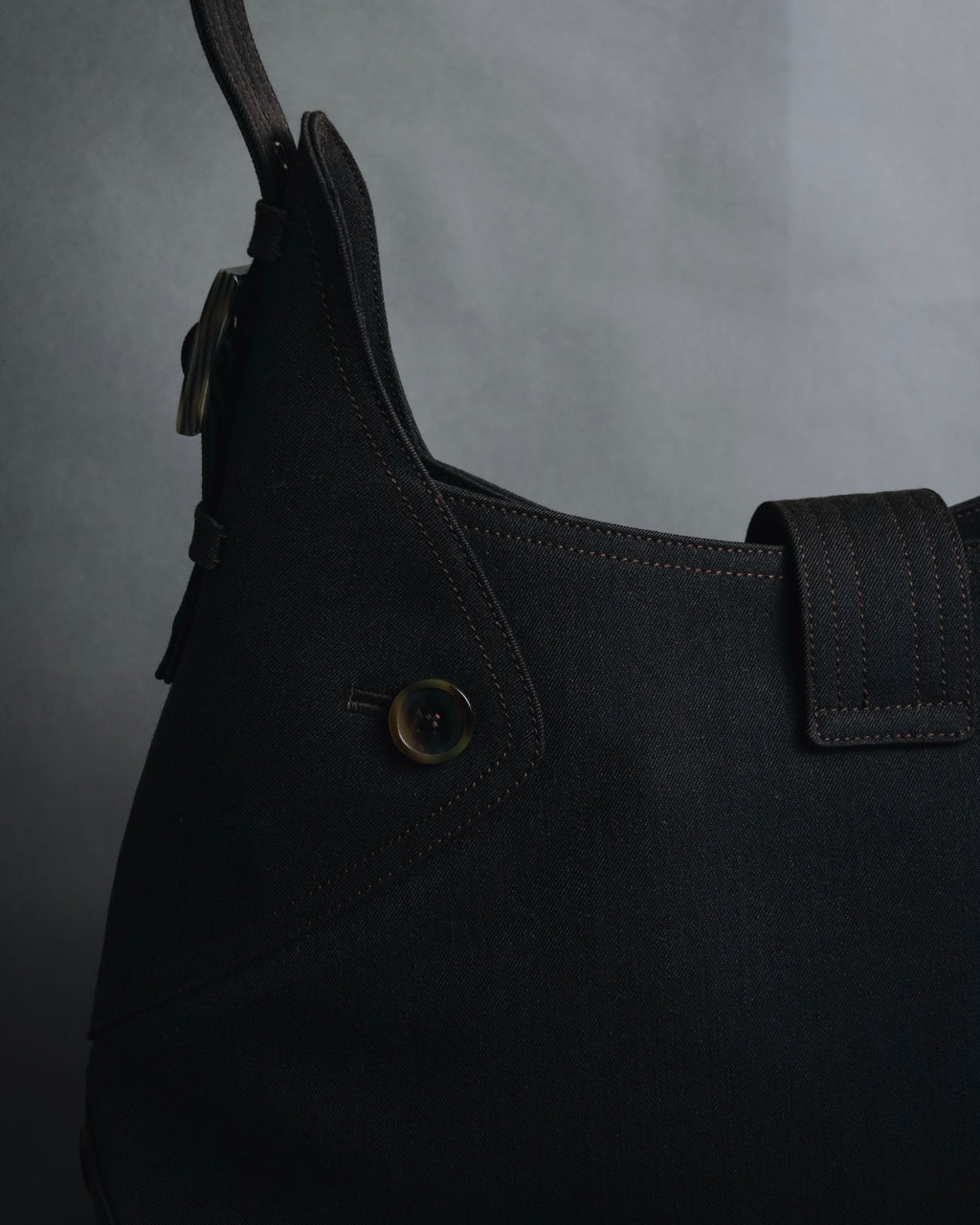 "Salvatore Ferragamo" 00’s canvas hobo shoulder bag