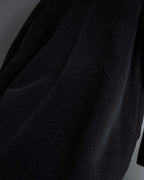 "Max Mara" 90''s-00's Actress collar design long coat